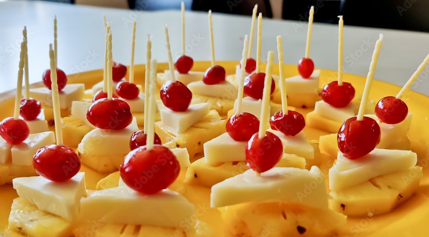CHEESE CHERRY PINEAPPLE STICK