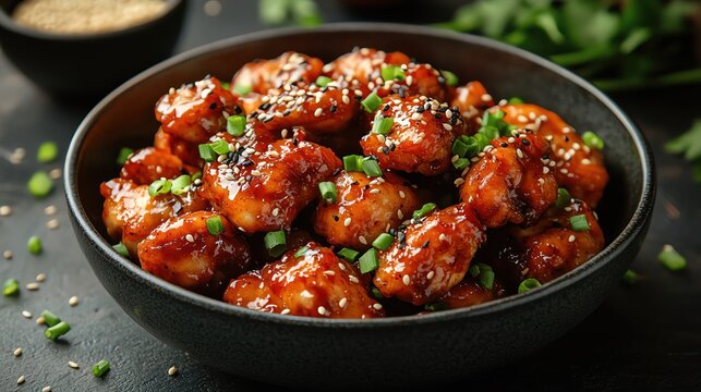 HONEY CHILLY STIR FRIED CHICKEN