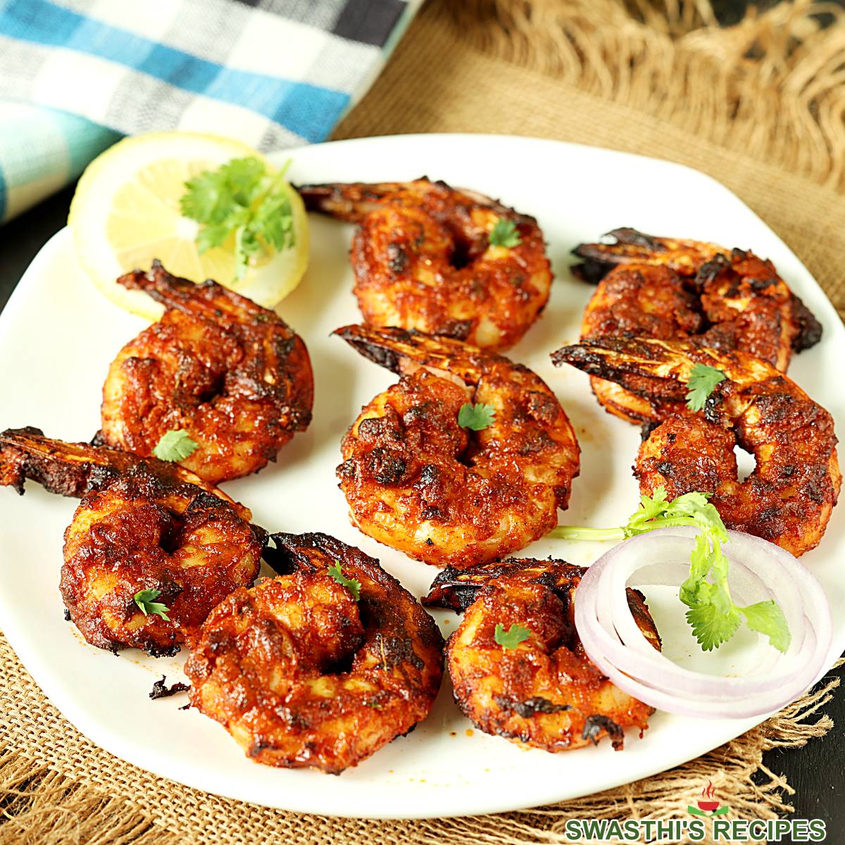 TANDOORI PRAWNS
