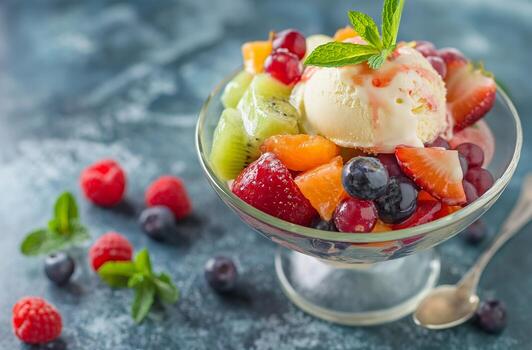 FRUIT SALAD WITHOUT ICE CREAM